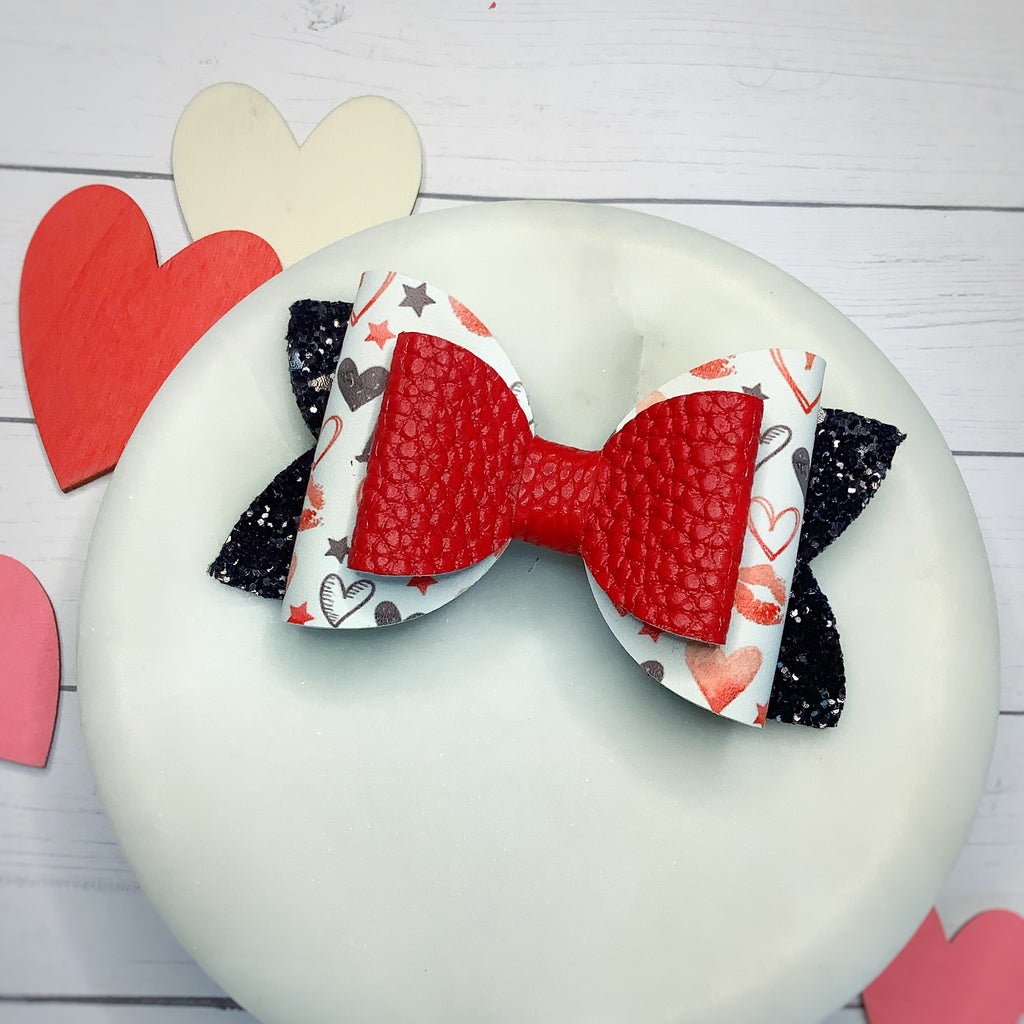 Valentine’s Faux Leather Bow Collection