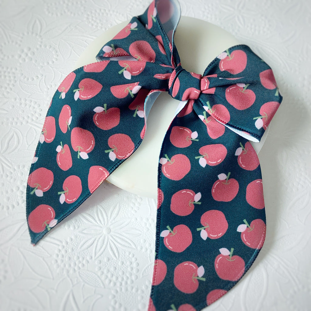 Adorable Apples Matilee Bow- 2 Sizes