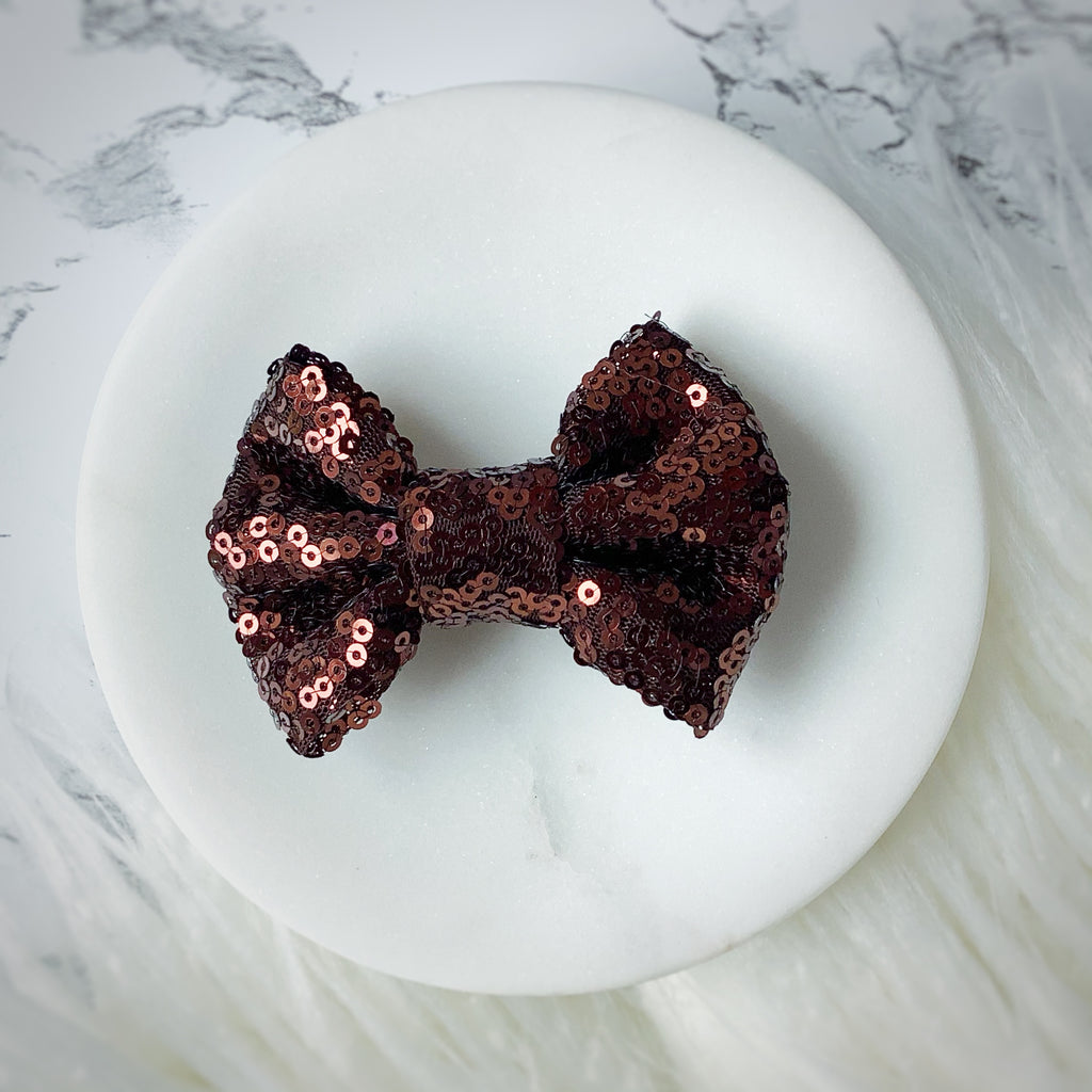 Glam Gal Sequin Mini Bow-TheBowsandtheBees