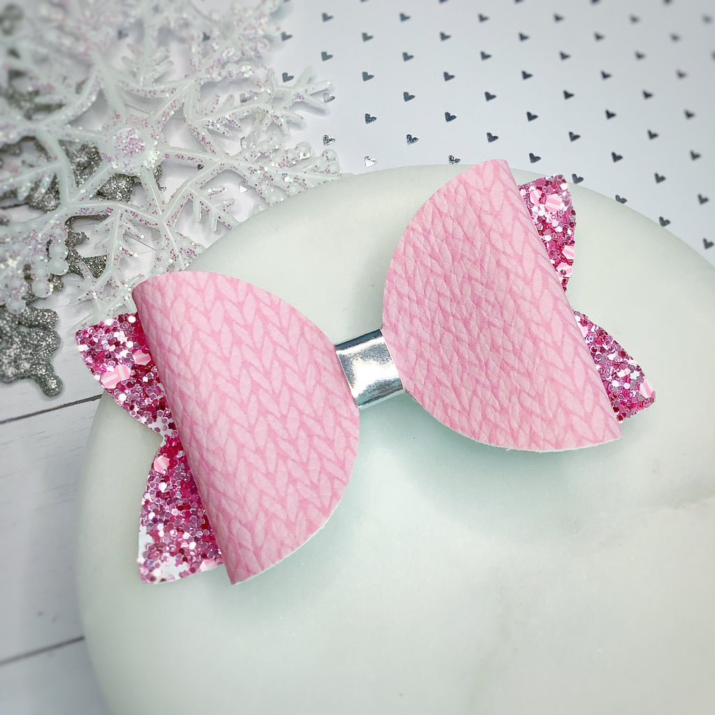 Pink Sweater Bow Collection